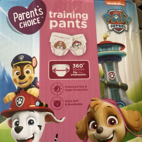 Girls Paw Patrol Pink Training Pants 42 count - Picture 5 of 8